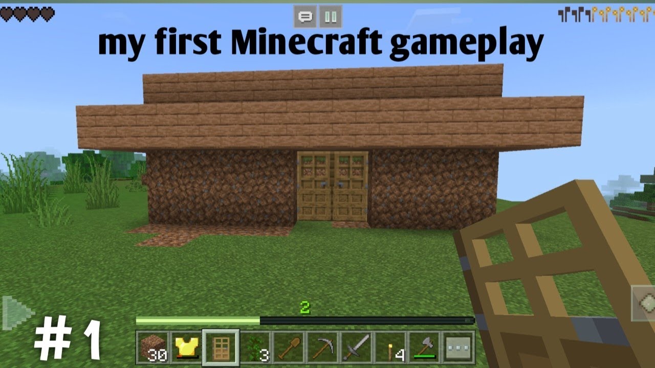 Minecraft game first episode - YouTube