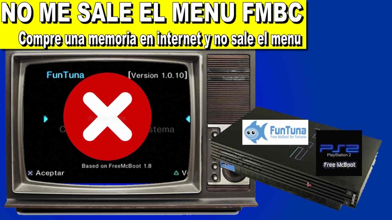 Compre memoria free mc boot, funtuna en internet, no sale el menu de fmbc solo opl como lo soluciono