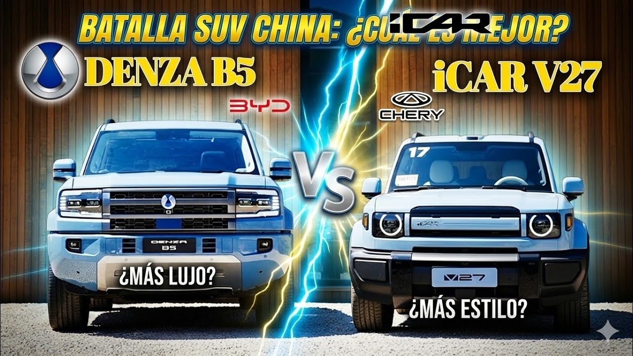 DENZA B5 vs iCAR V27 ¿Cuál es el VERDADERO rey de los SUV eléctricos?