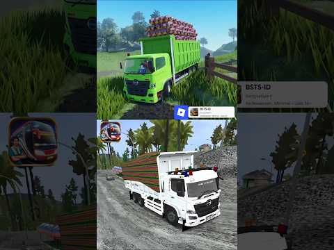 truck hino roblox bsts id dengan bussid apa bedanya ya #cdid