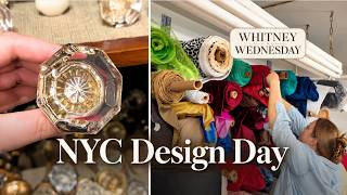 Antique Hunting + Fabric Shopping in NYC | Whitney Wednesday