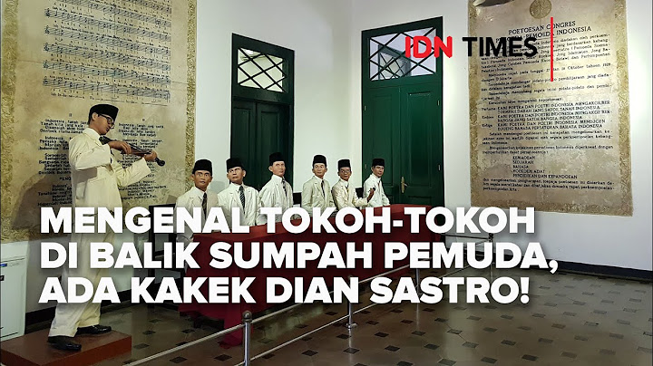 Tokoh yang berperan dalam Sumpah Pemuda yang berasal dari Jawa adalah