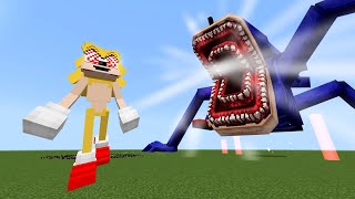 New Shin Sonic vs. Super Sonic in Minecraft PE (Goji Draw ADDON!) screenshot 5
