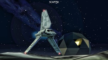 Star Wars Tydirium: Blender low poly