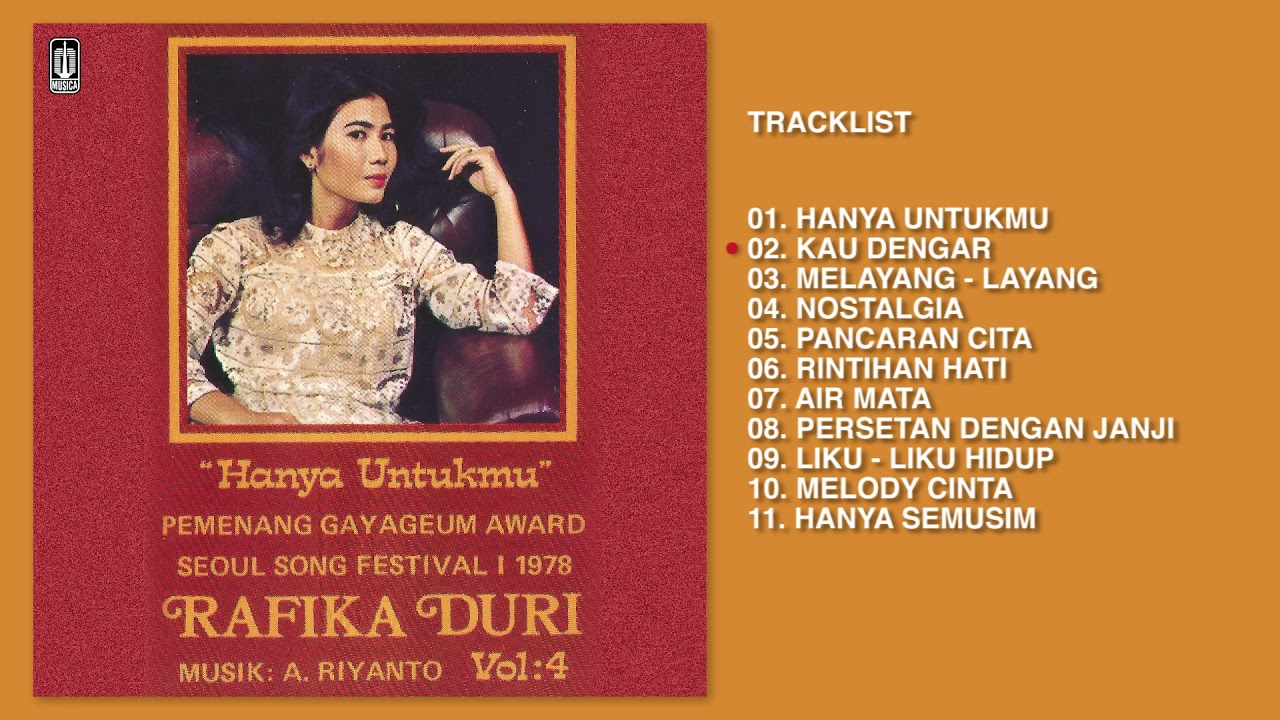 Rafika Duri Hanya Untuk Mu LP インドネシア Rafika Duri - Album Hanya Untukmu | Audio HQ - YouTube