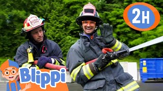 Firetruck Song  How to Be a Firefighter | BLIPPI | Educational Songs For Kids