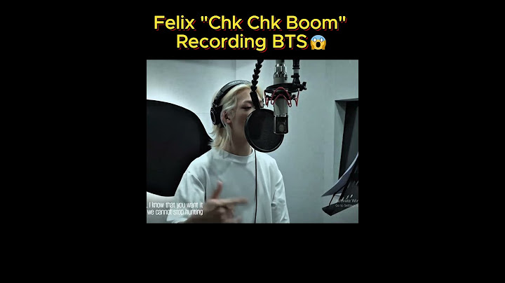 "Chk Chk Boom"💥 Recording 🎬 BTS