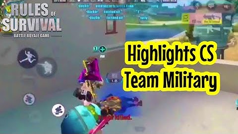 Highlights Custom Team Military | Rules of Survival | Streamer KH