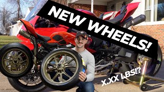 Panigale V4 Marchesini Magnesium Wheels! How Much LIGHTER Are They???