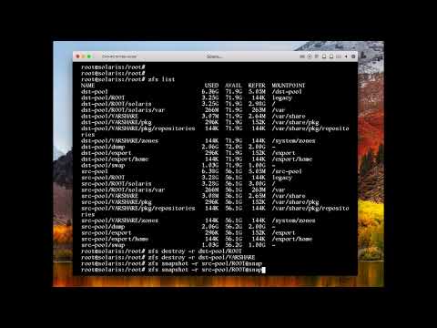 zfs ROOT migration