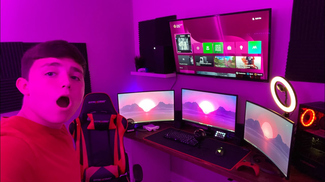 The Most Insane 14 Year Old Gaming Setup
