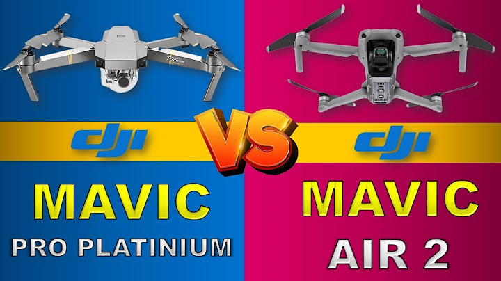 So sánh mavic air và mavic pro platinum