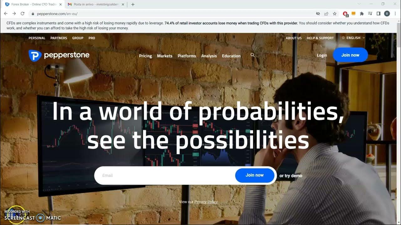 How to open a Pepperstone demo account YouTube