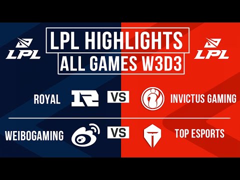 LPL Highlights ALL GAMES Week 3 Day 3 | LPL Spring 2024