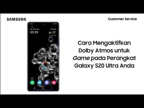 Cara Mengaktifkan Dolby Atmos untuk Game - Galaxy S20 Ultra