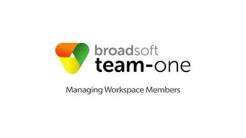 Team-One How To: Managing Workspace Members