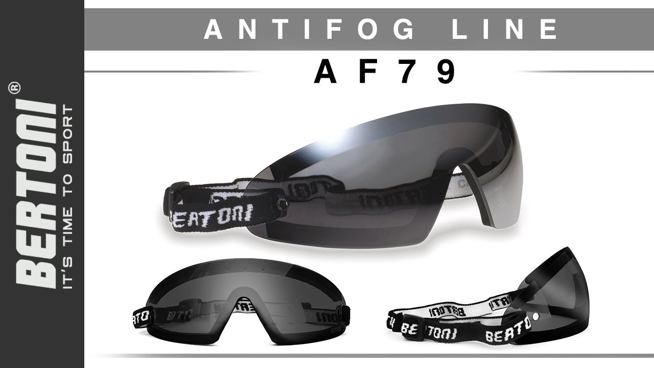 BERTONI Shooting Glasses With 4 Interchangeable AntiFog Lenses Carrying