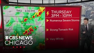 Famous Tracking severe storms expected for Chicago area Thursday afternoon Wealth