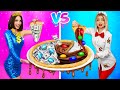 RICH Girl vs POOR Girl CHOCOLATE CHALLENGE || Real vs Chocolate Food, Makeup and Jewelry by RATATA