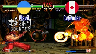 FT5 @samsh5sp: Plavil (UA) vs Ev@nder (CA) [Samurai Shodown V Special samsho5 Fightcade] Aug 5