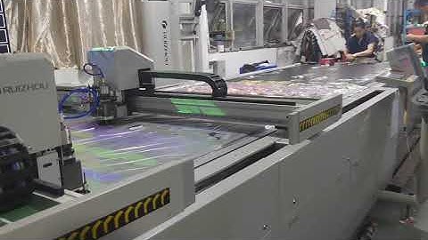 Máy Cắt Da, PU nhiều lớp & Nhặt Chi Tiết sau cắt cùng lúc - RZCUT-3016EF-2H-30C Cutting & Collecting