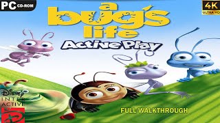 Disney's A Bug's Life  : Active Play [PC]  -  Full Walkthrough - 4k UHD 60Fps