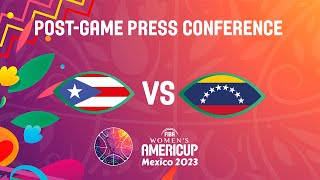 Puerto Rico v Venezuela - Press Conference