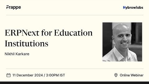 ERPNext for Education Institutions | Walnut School