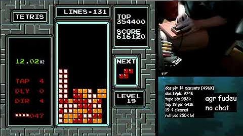 My first Maxout with hypertap on NES Tetris! (fifteenth overall)