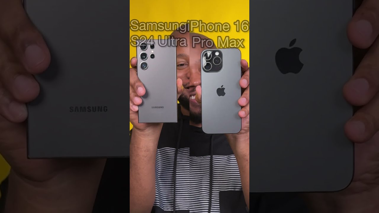 IPhone 16 Pro Max Vs Samsung S24 Ultra Video Zoom Camera Comparison