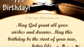 birthday wishes religious messages greetings spiritual quotes god blessings christian happy bless happybirthdaywishes friend him dreams aunt special 365greetings idea
