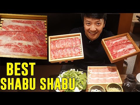 BEST All You Can Eat SHABU SHABU HOTPOT BUFFET in Tokyo! Wagyu and Sukiyaki