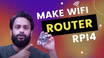 How To Make  WIFI Router With Raspberry Pi 4