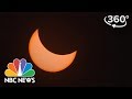 Experience The Eclipse Totality In 360 Video Aboard The USS Yorktown In South Carolina | NBC News