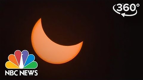 Experience The Eclipse Totality In 360 Video Aboard The USS Yorktown In South Carolina | NBC News