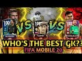 ALISSON VS YASHIN VS DONNARUMMA | WHO IS THE BEST GK? | Fifa mobile 20