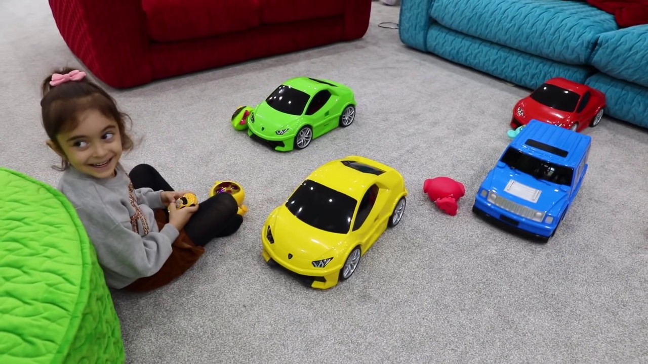 Learn Colors with Power wheels Colored Cars YouTube