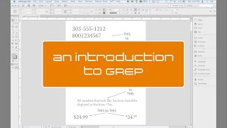 An Introduction to GREP in InDesign