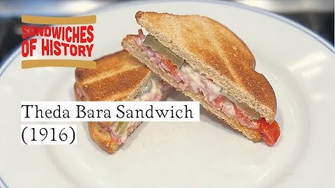 Theda Bara Sandwich (1916) on Sandwiches of History