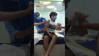 Luiz Hasnt Even Been Injected Yet And Hes Already Crying.