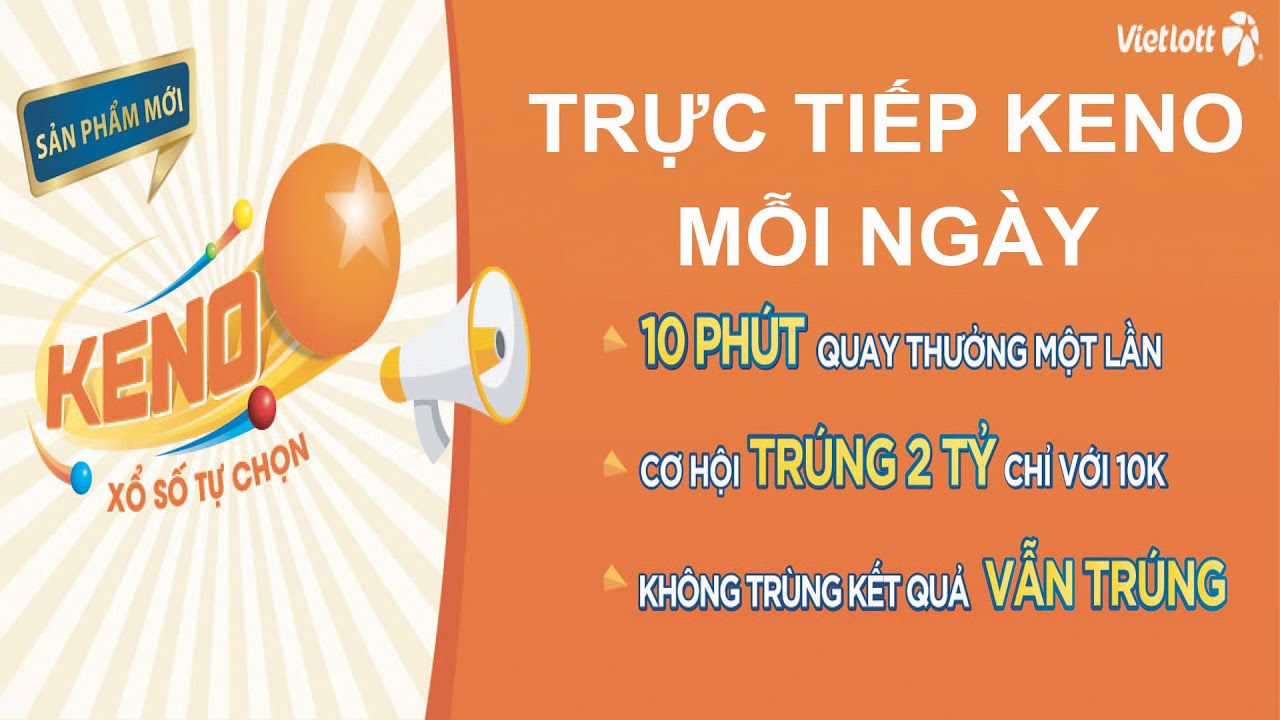 Trực Tiếp Xổ Số Keno Vietlott Hôm Nay | 15/01/2023 - Youtube