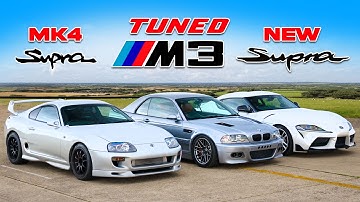 Can a Tuned M3 beat the BEST Toyota Supras? DRAG RACE