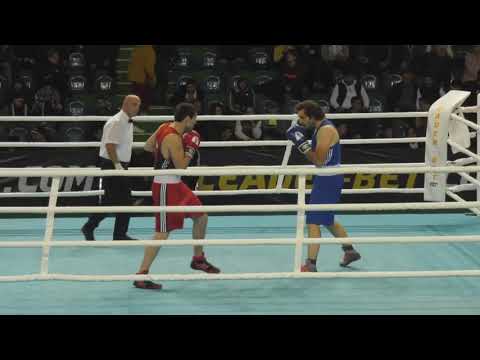 16-11-2019 GEO Boxing 1/2 Final(81kg)RED Aleksandre DOKVADZE Rustavi VS BLUE Giorgi SHUBITIDZE Marn.