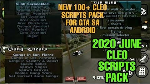 [LATEST] 100+ NEW CLEO SCRIPTS PACK 2020 ANDROID | GTA SA NEW 2020 CLEO SCRIPTS PACK GAGAN GAMING