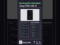 Build a Neumorphic Calculator Using HTML CSS & JS 🔥