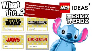 LEGO Jaws, Lilo and Stitch!? STRANGE LEGO Ideas BrickHeadz vote 