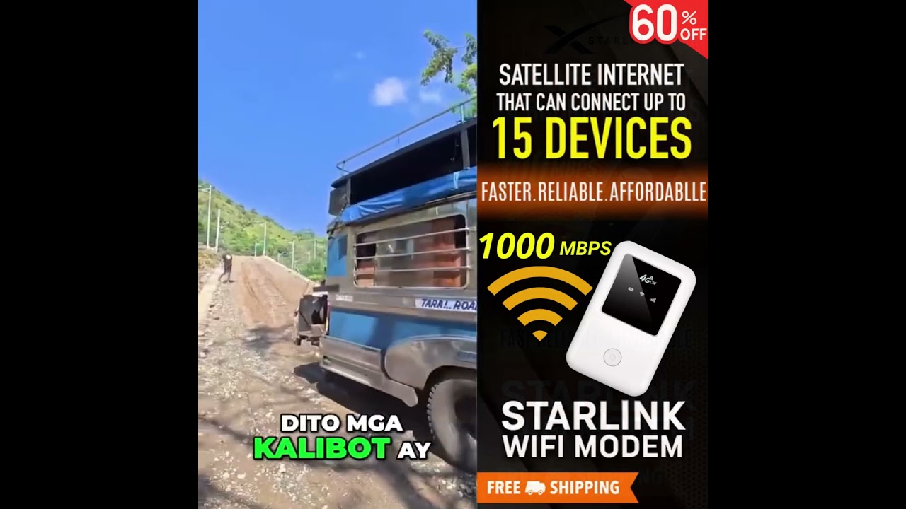 STARLINK POCKET - Internet Connectivity Solution Anywhere