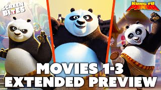 Kung Fu Panda The Ultimate Extended Preview (Movies 1-3) | Screen Bites