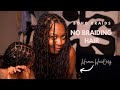 BOHO BRAIDS WITH HUMAN HAIR no braiding hair used at all.