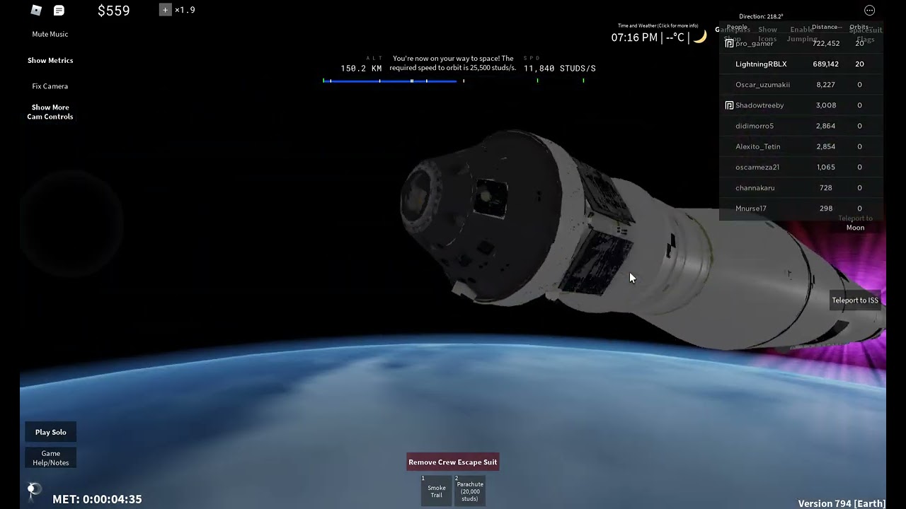 Going to MARS! in space sailors (ROBLOX) - YouTube